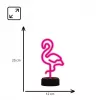 Galda/dekoratīvā LED lampa MANTA SNL79PK rozā flamingo - LED dekoratīvā gaisma