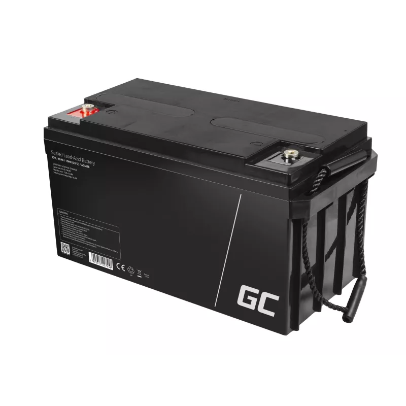 Akumulators zaļa Cell AGM28 industriāls uzlādējams noslēgts svina-skābes (VRLA) 12 V 65000 mAh, 1 gab., 20 kg