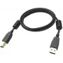 Vision Professional - USB kabelis - USB (vīr.) uz USB B tips (vīr.) - USB 2.0 - 2 m - melns