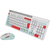 CANYON HSET-W5 EN tastatūra+pele AAA+AA bezvadu balta
