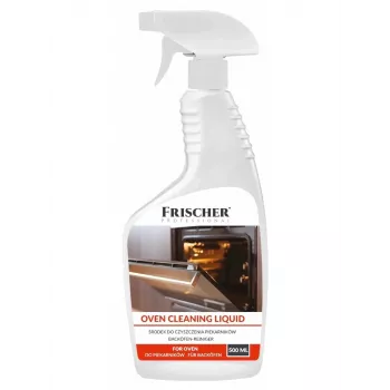 Krāsns tīrītājs FRISCHER FR00003_500 — tīrīšanas šķidrums, 500 ml sprūda pudele melniem piederumiem