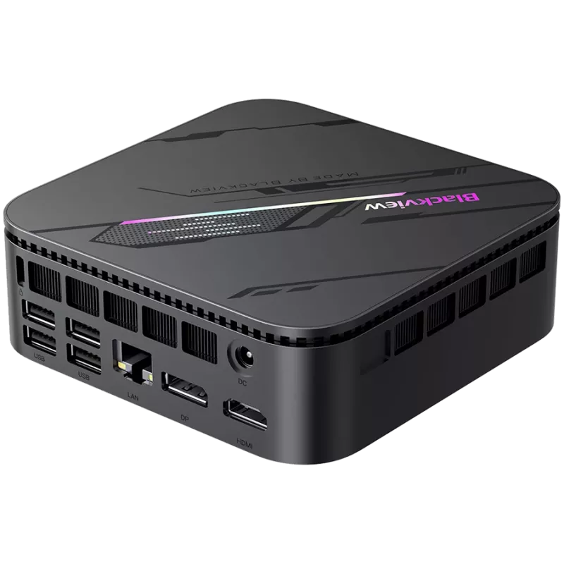Mini PC Melnsview MP100 Pro I5-12450H 16GB 1TB W11 PRO Melns