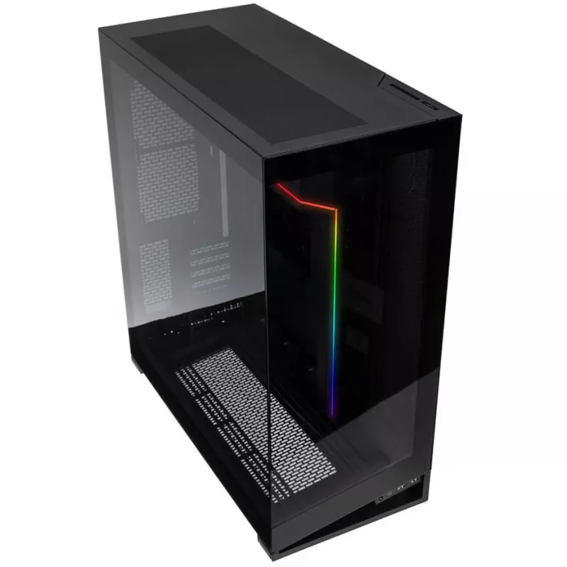 PHANTEKS NV Series NV7 E-ATX korpuss, rūdīts stikls, ARGB - melns & M25 Gen2 PWM D-RGB ventilatoru 3 gab. komplekts - reversā lāpstiņa, 140 mm + DRGB komplekts