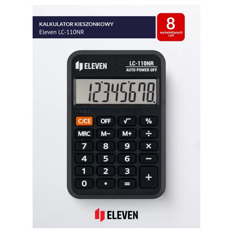 Kabatas kalkulators Eleven LC-110NR (ES)