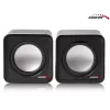 2 virzienu PC skaļrunis Audiocore AC870 B — 3 W RMS, vadu USB barošana, 3,5 mm ieeja, 2.0 kanāli