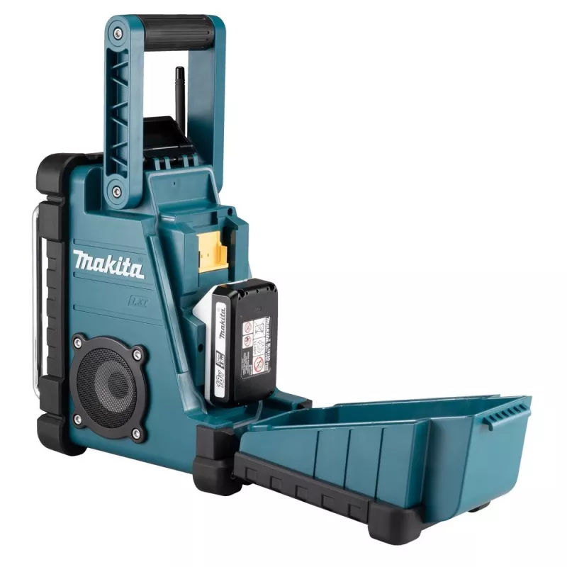 Būvlaukuma radio Makita DMR116 digitālais AM FM 3,5W tirkīza