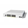 Pārvaldīts slēdzis Cisco Catalyst 1300-16FP-2G 16 portu GE Full PoE