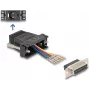 Dzimuma mainītāja adapteris DELOCK 67087 — D-Sub 15 (HD) ligzda uz RJ12, melns