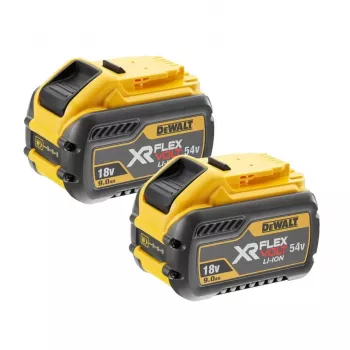 Akumulatoru komplekts DeWalt DCB547 18V/54V 9,0 Ah un 3,0 Ah, 2 gab.