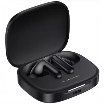 Austiņas Xiaomi Buds 6, iekšauss, bezvadu, divpusējas, Bluetooth 5.4, ANC, 42 h atskaņošana, IP54, Naktsmelns