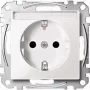 CEE 7/3 kontaktligzda Merten MEG2302-0325 250V 16A Balta