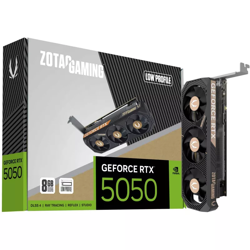 ZOTAC GeForce RTX 5050 Low Profile 8GB GDDR6 grafikas karte