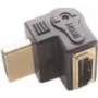 HDMI dzimuma maiņas adapteris e+p HDMI 7 Melns