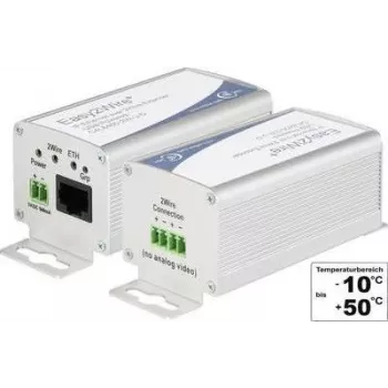 Tīkla pagarināšanas komplekts Renkforce RF-2982884, 2 porti, 2 vadu, diapazons līdz 400 m