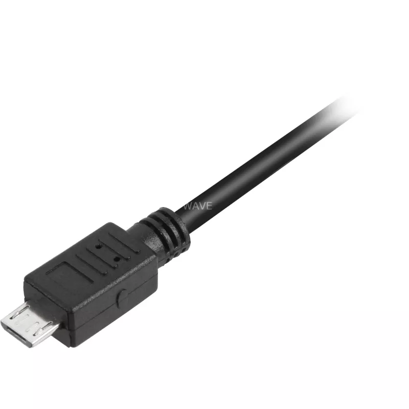 USB kabelis Sharkoon 1.5m Micro-USB2.0-B/USB2.0-A