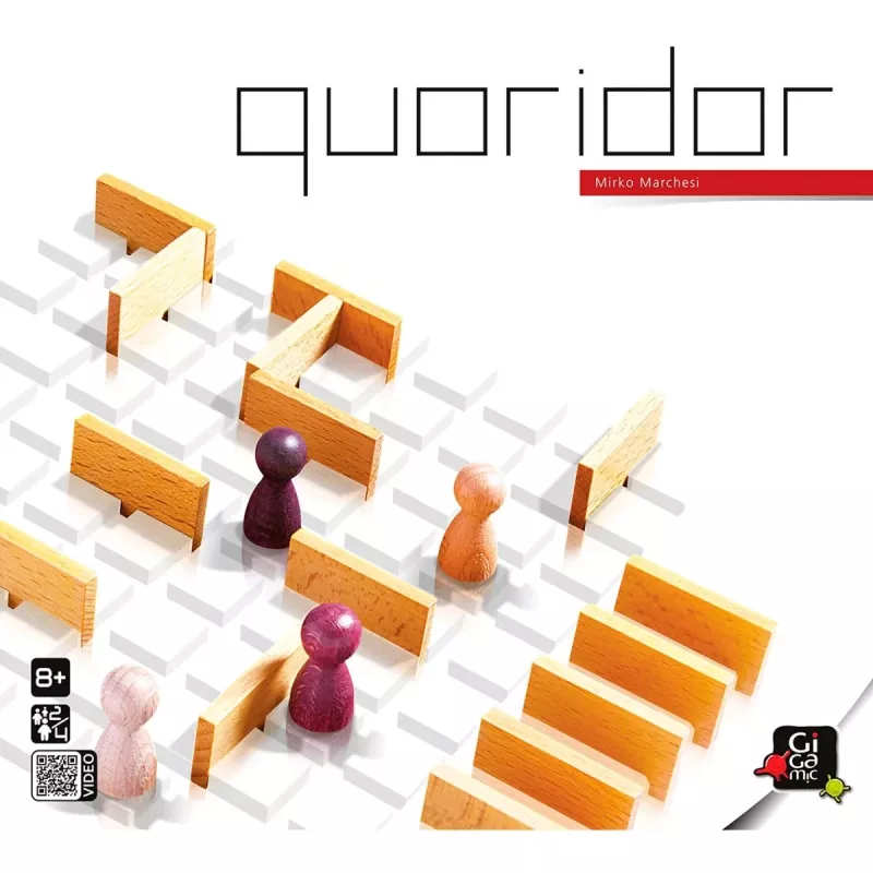 Galda spēle G3 Quoridor (332470) — stratēģijas labirinta spēle 2–4 spēlētājiem