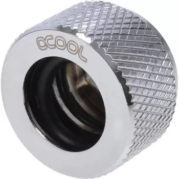 Alphacool HT 13mm HardTube ieskrūvējams veidgabals G1/4 - rievots - Hroms (17188)