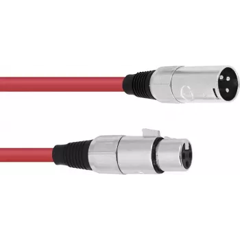 XLR savienojuma kabelis Omnitronic 30220905 ar 1x XLR vīrišķo un 1x XLR sievišķo savienotāju