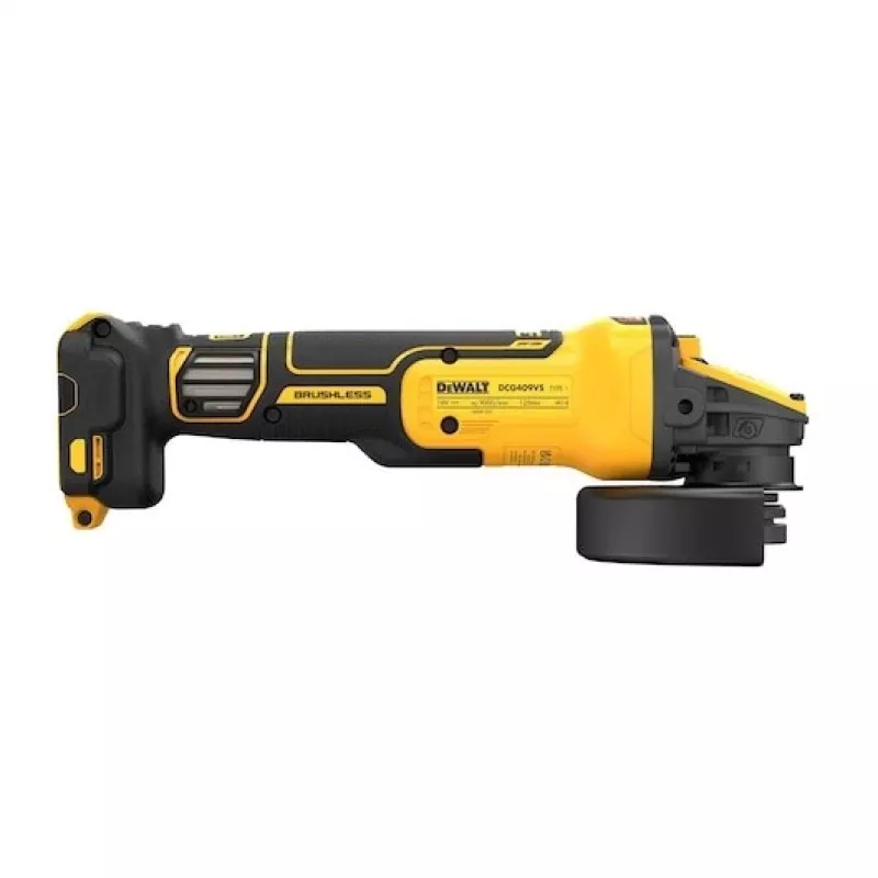 DeWalt DCG409VS 18v XR bezvada Flexvolt Advantage leņķa slīpmašīna 125 mm
