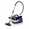 Mitrā un sausā putekļsūcējs Bosch BWD 41740 AquaWash&Clean — 1700 W, 5 L tvertne, EPA filtrs, teleskopiskā caurule, 9 m rādiuss, violets