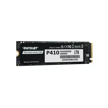 Cietvielu disks PATRIOT P410 1 TB M.2 NVMe, 5 Gbit/s, 1000 GB