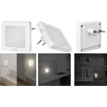 LogiLink piederums LED nakts gaismas kontaktligzda kvadrātveida (LED013)