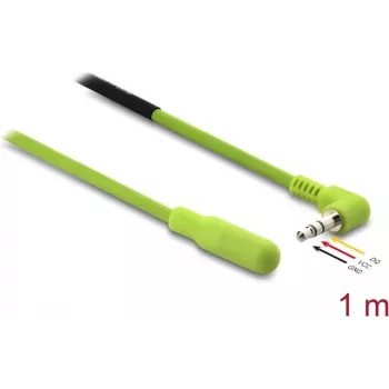 Kabelis DELOCK sensors/izpildmehānisms 1 m ar 3,5 mm spraudni (zaļš)