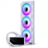 Phanteks Glacier One 360M25 LCD AiO-šķidruma dzesēšana, 6 collu displejs — 360 mm, balta