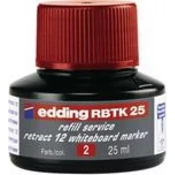 Uzpilde marķierim Edding RBTK 25 — sarkana tinte, 25 ml