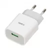Strāvas lādētājs iBOX C-41 USB 2A, 1 USB ports, microUSB kabelis, Balts