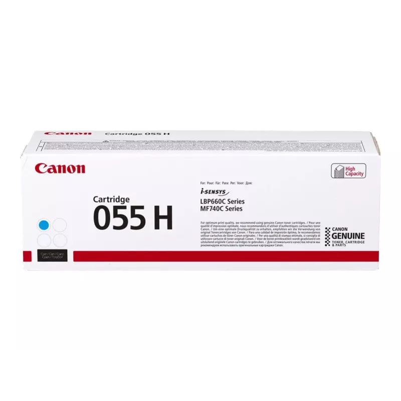 Canon 055H tonera kārtridžs 1 gab. Oriģināls ciāna