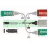 DeLOCK M.2 Key M uz U.2 SFF-8639 NVMe adapters ar 50 cm kabeli