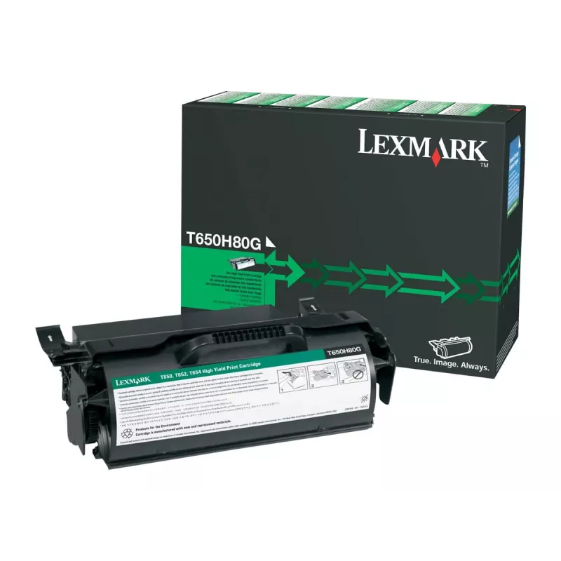 Toner Lexmark T650H80G 30000 lpp Melns