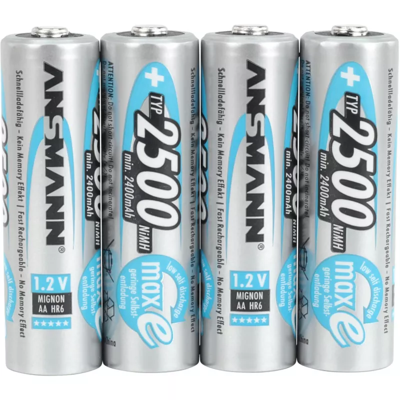 AA baterija Ansmann 2500mAh maxE plus niķeļa-metālhidrīda NiMH