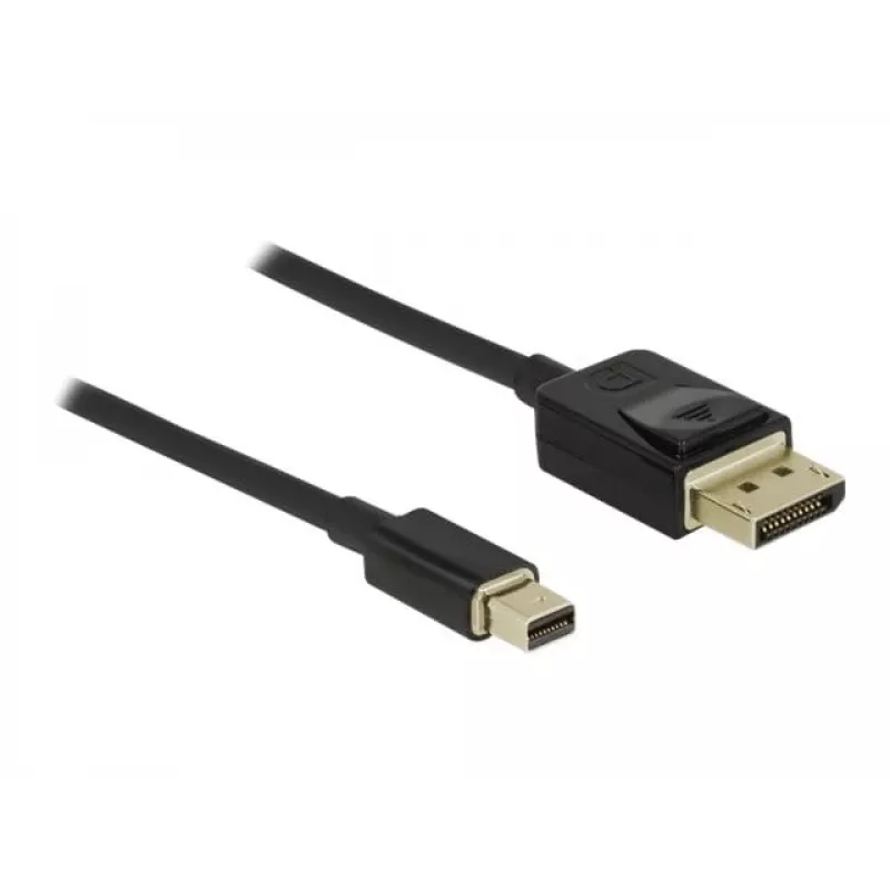 DisplayPort kabelis DeLOCK 84927 Mini DisplayPort 1 m Melns