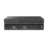 Lindy 2 pieslēgvietu divu galviņu HDMI 4K60, USB 3.0 KVM slēdzis, 4096 x 2160 pikseļi, 4K Ultra HD, melna