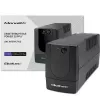 Qoltec 53774 nepārtrauktās barošanas avots (UPS) Line-Interactive 1 kVA 600 W 1 maiņstrāvas kontaktligzda