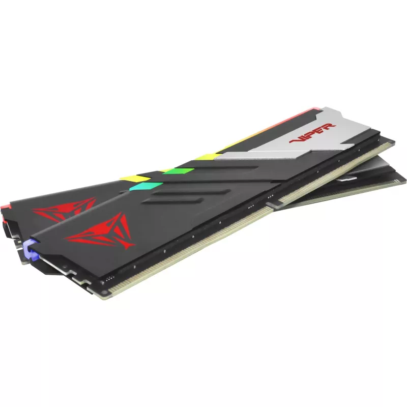 DDR5 32 GB (2x16 GB) 6000 MT/s spēļu operatīvā atmiņa PATRIOT KLEVV CRAS V ar radiatoru, CL30, 1,35 V, XMP 3.0, RGB