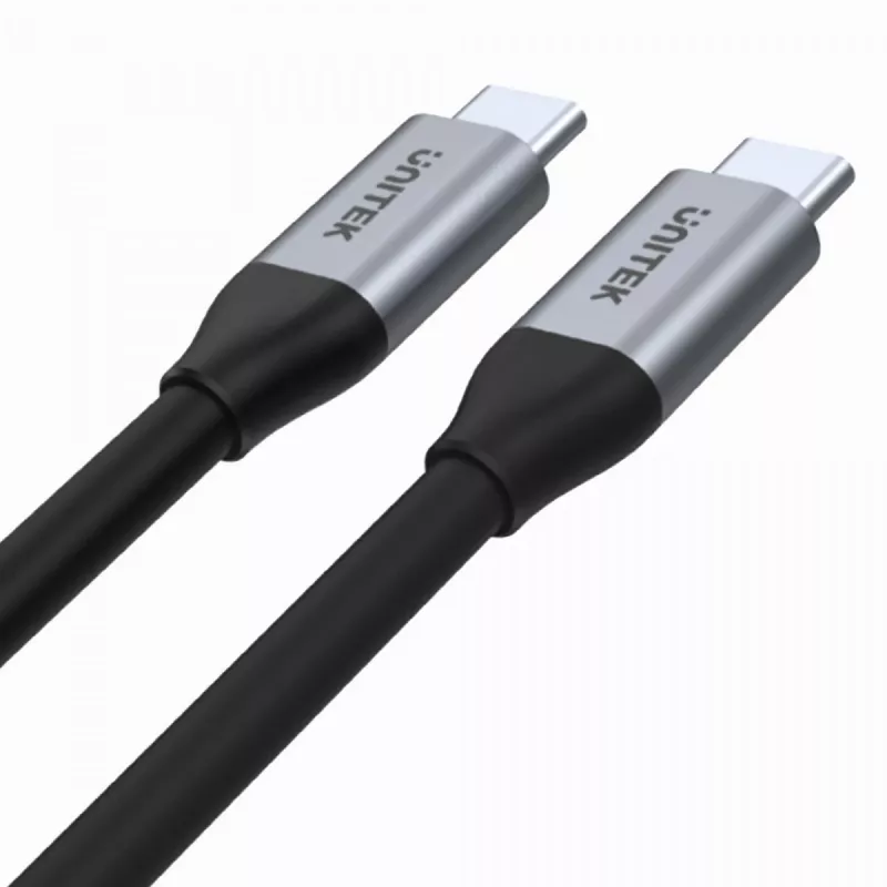 UNITEK C14091ABK USB kabelis USB 3.2 Gen 2 2m USB C Melns
