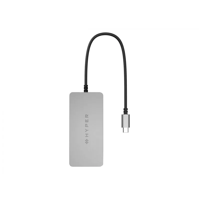 HYPER HDMB2 interfeisa centrs USB 3.2 Gen 1 (3.1 Gen 1) Type-C 5000 Mbit/s Nerūsējošais tērauds