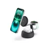 Iekštelpu lādētājs Belkin UltraCharge Pro 25W Qi2 3in1 magnētiskais lādētājs, ogles krāsā