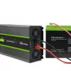 Qoltec 51923 Tīra sinusoīda invertors Monolith | 3000W | 6000W | 24V līdz 230V | LCD