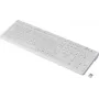 Renkforce RF-WRK-300 bezvadu higiēnas tastatūra, vācu QWERTZ, Windows, balta, matēta (RF-6304712)