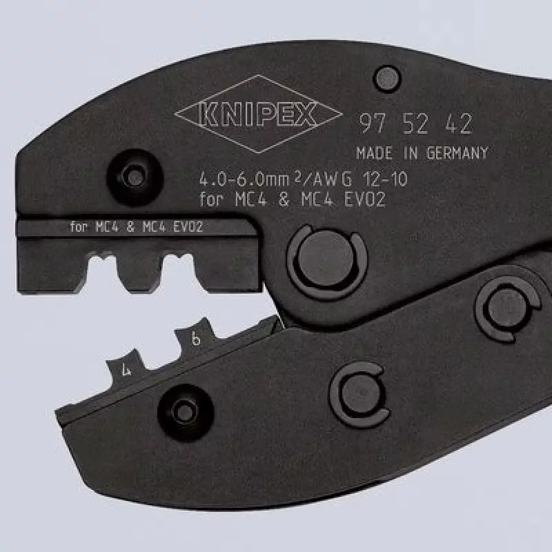 KNIPEX PreciForce presēšanas knaibles MC4 / EVO2