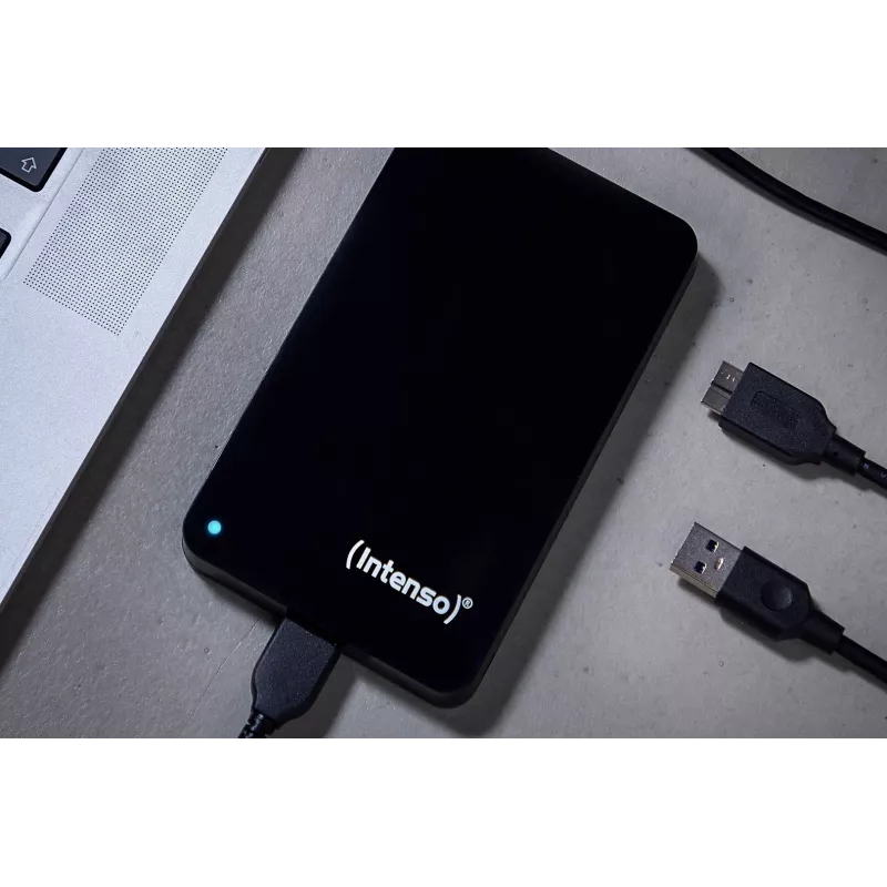 Ārējais cietais disks INTENSO 2TB 2,5 collas USB 3.2 Gen 1 (6023890), 5400 RPM, melns