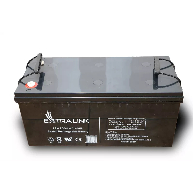 Extralink Accumulator AGM 12V 200Ah noslēgts svina-skābes (VRLA), 12 V, 200 Ah, bez apkopes