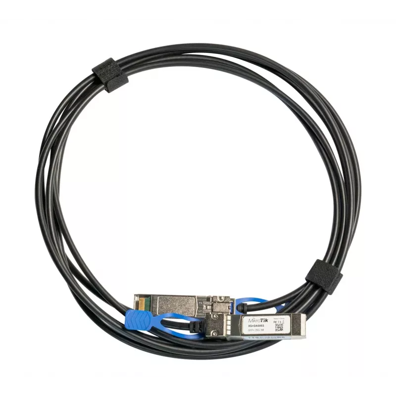 Tīkla kabelis MikroTik XS+DA0003 SFP/SFP+/SFP28 InfiniBand 3m Melns