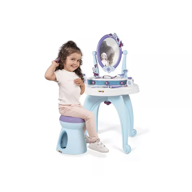 Smoby Frozen 2 in 1 matu žāvētājs zils violets 3 līdz 6 gadiem