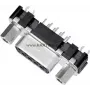 D-Sub savienotājs Harting 09 66 251 6512, 15 kontaktu lodēšana, 180° orientācija