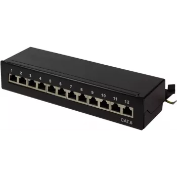 LogiLink Distribution Panel 19Schrankeinau Cat6 STP16Ports pelēka